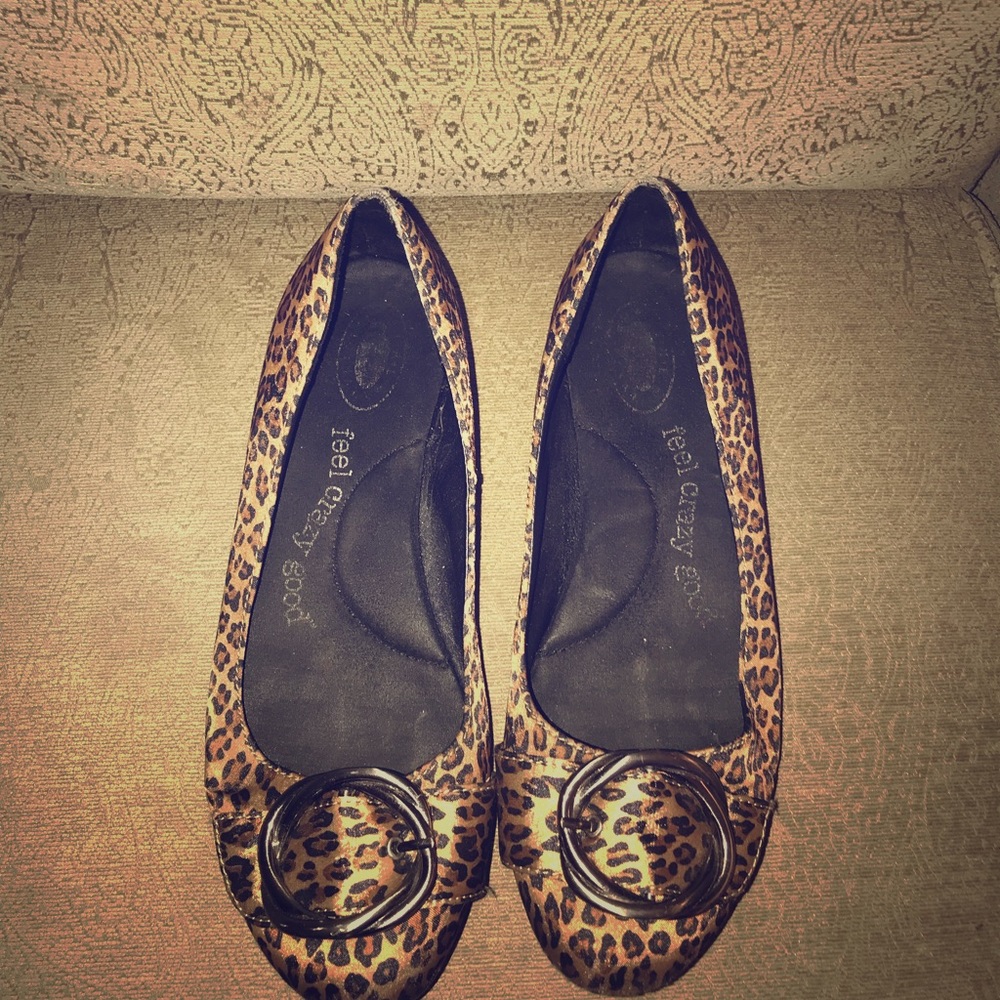 Dr. Scholl’s animal print flats